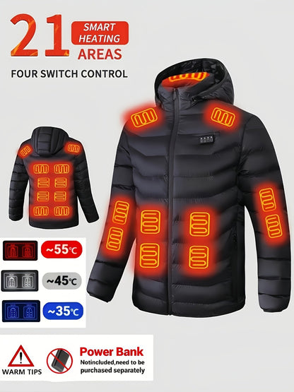 Unisex Heated Pullover Jacket – Sizes S–XXL – view 8