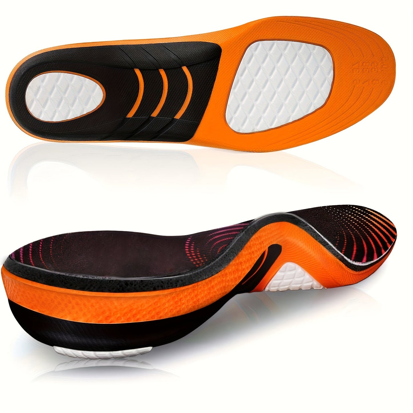 Unisex High Arch Support Insoles - 300 lb Support for Work Boots – main product image