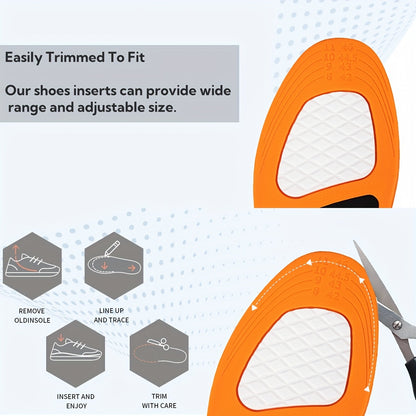 Unisex High Arch Support Insoles - 300 lb Support for Work Boots – view 5