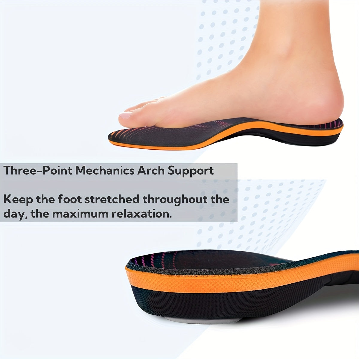 Unisex High Arch Support Insoles - 300 lb Support for Work Boots – view 7