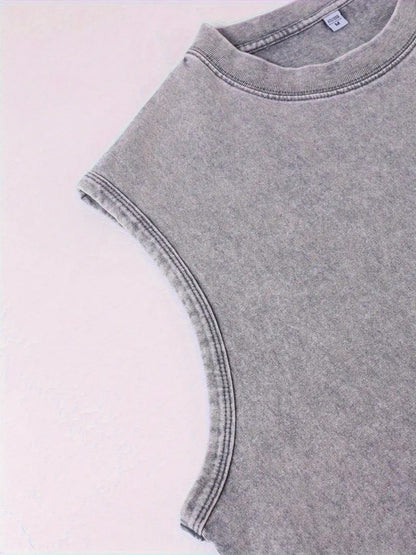 Unisex washed Key West graphic sleeveless tank top – view 10