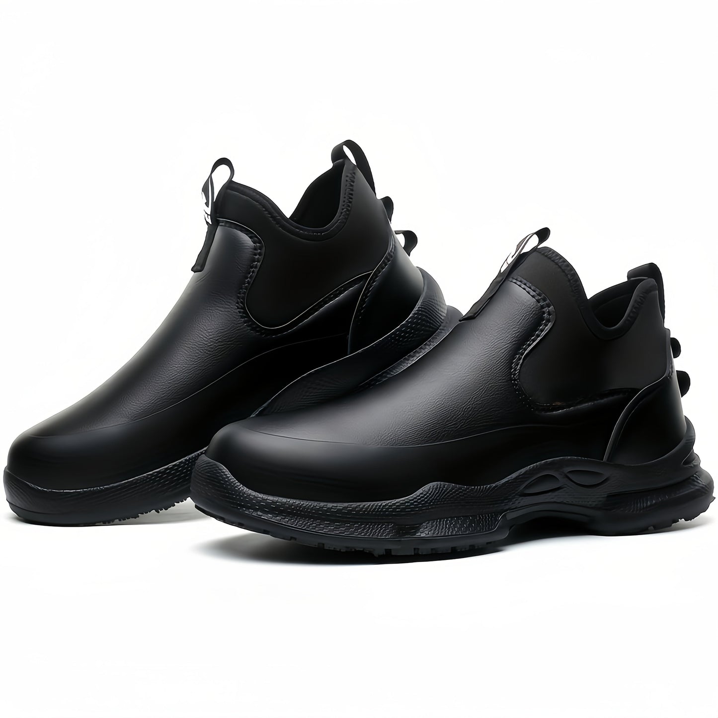 Unisex Kitchen Work Shoes - Slip-On Comfort & Durable Sole – Black option – view 2