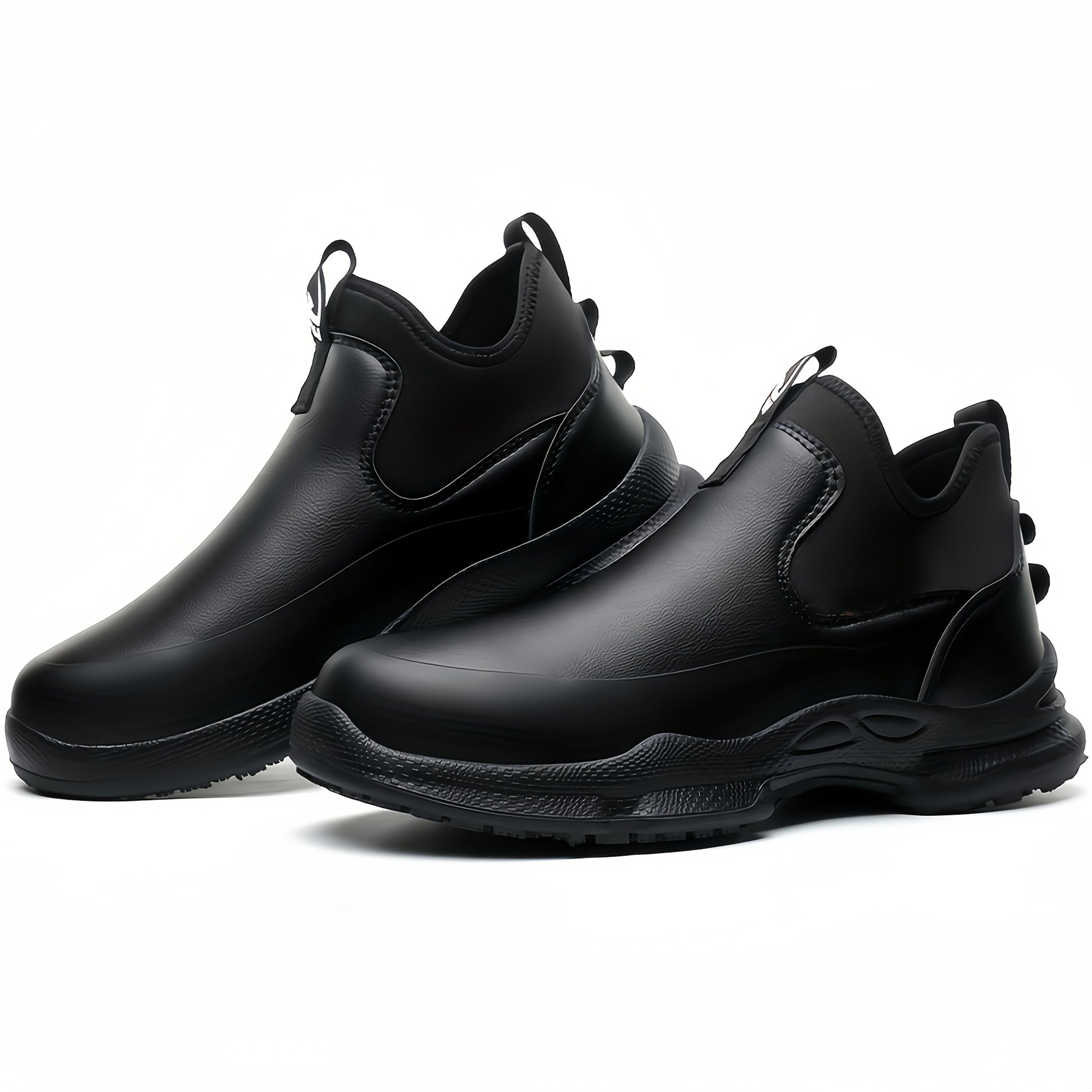 Unisex Kitchen Work Shoes - Slip-On Comfort & Durable Sole – Black option – view 2
