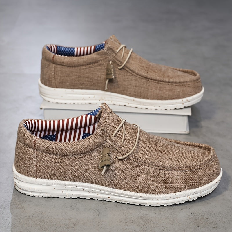 Unisex Loafers & Flats - Breathable Mesh Slip-On for Everyday Wear – Khaki option – view 3