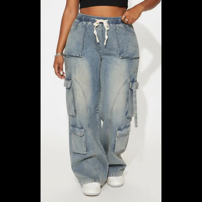 Unisex Pants - Denim-Look detail view