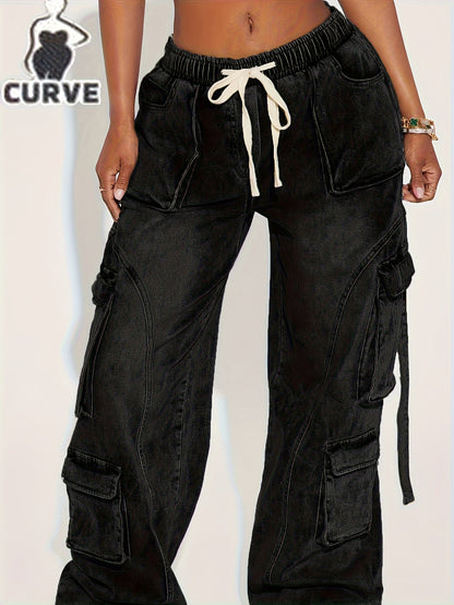 Unisex Pants - Denim-Look – Black option – view 7