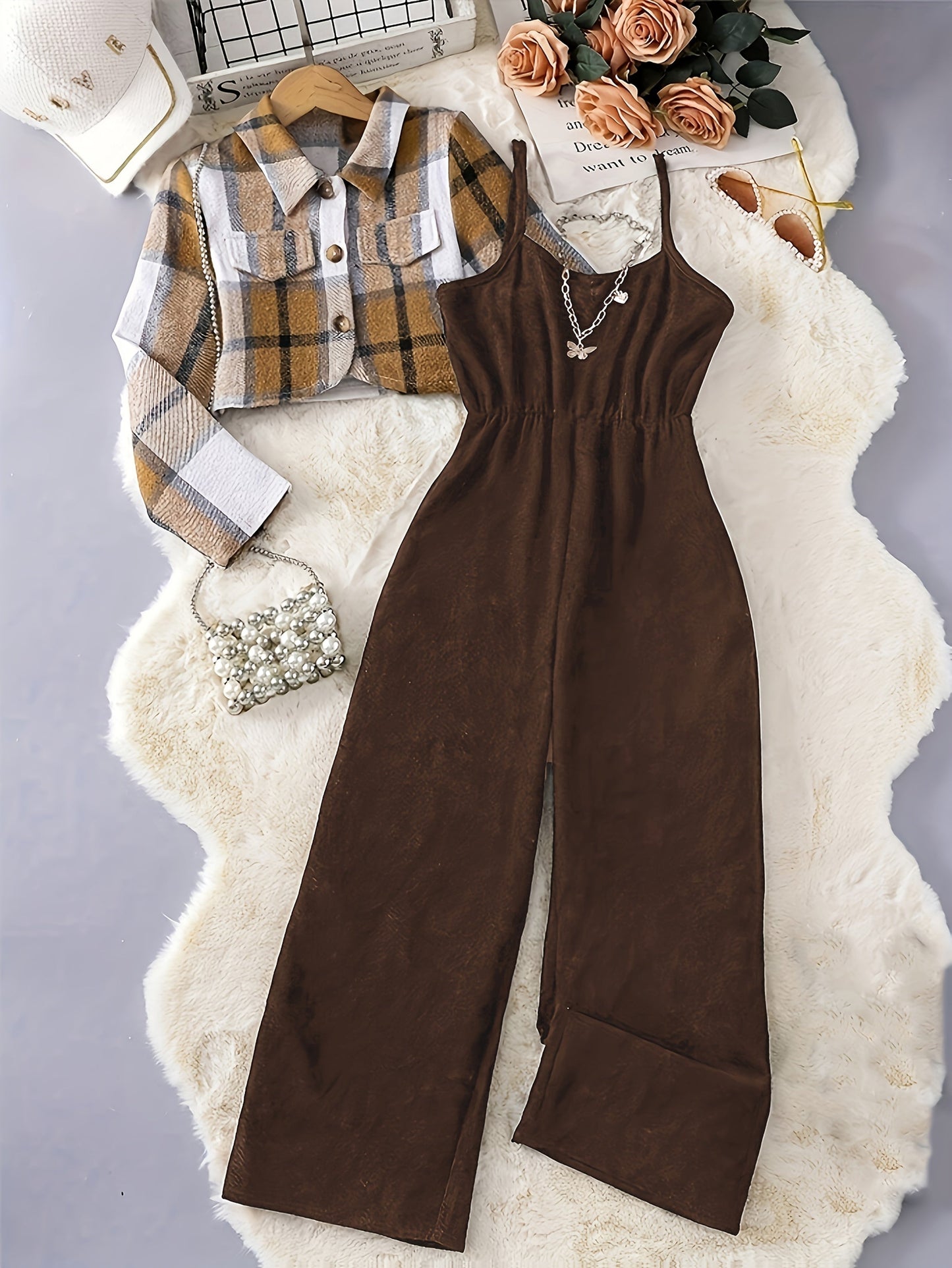 Unisex Plaid Camisole - Sleeveless – main product image