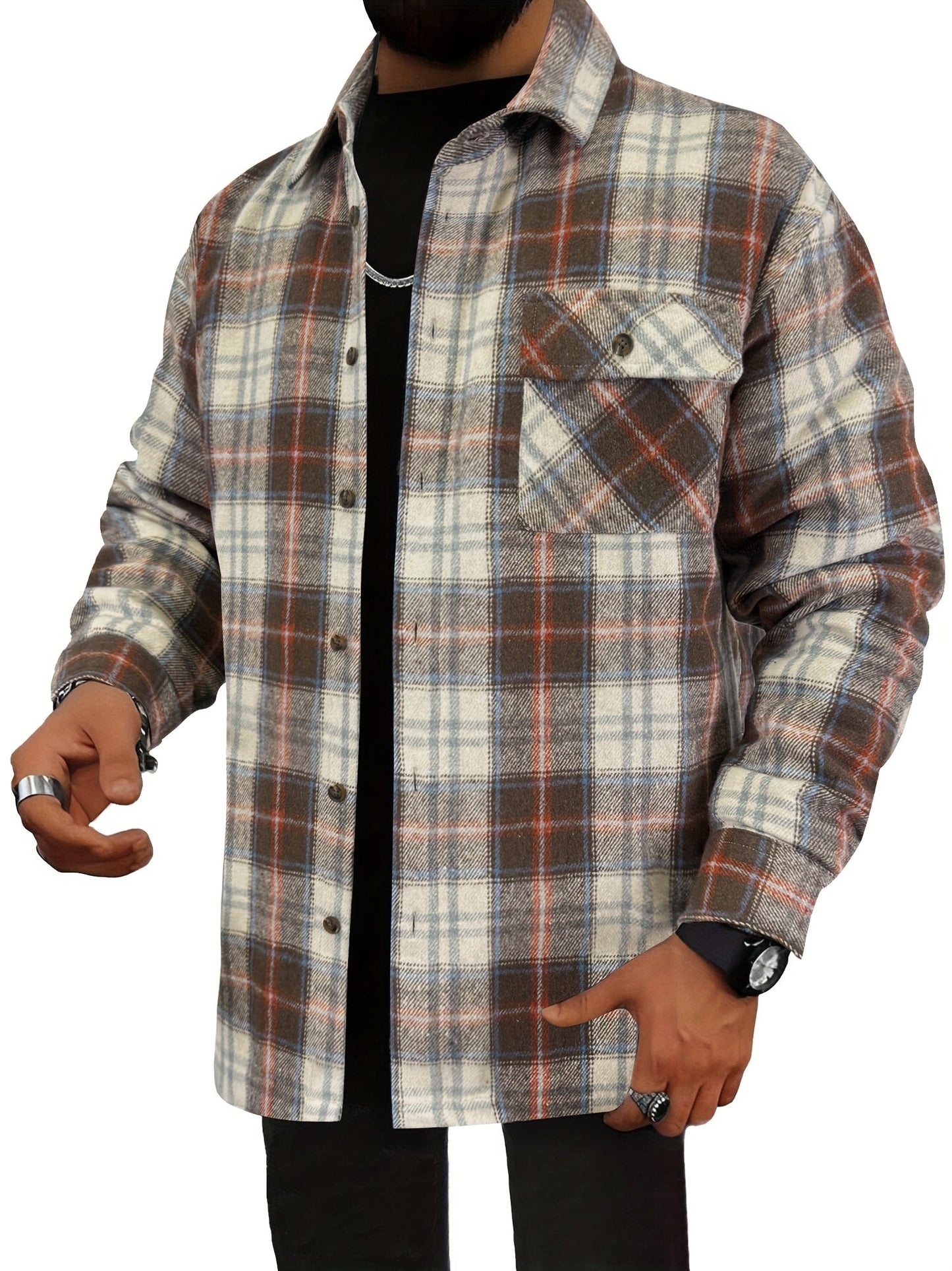 Unisex Plaid Shirt - Short Sleeve – view 6