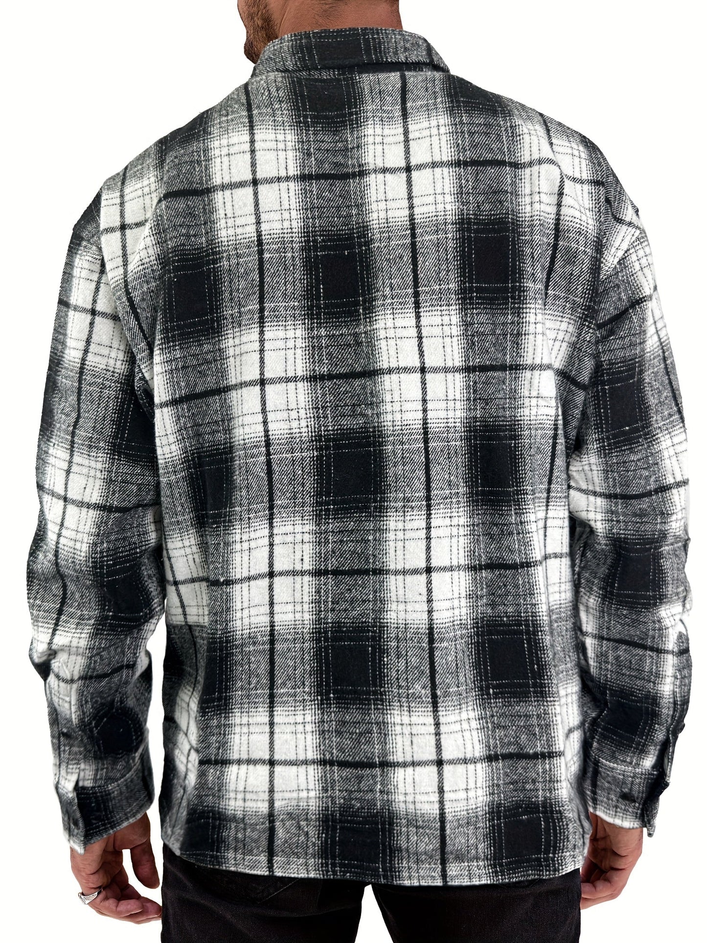 Unisex Plaid Shirt - Short Sleeve – view 8