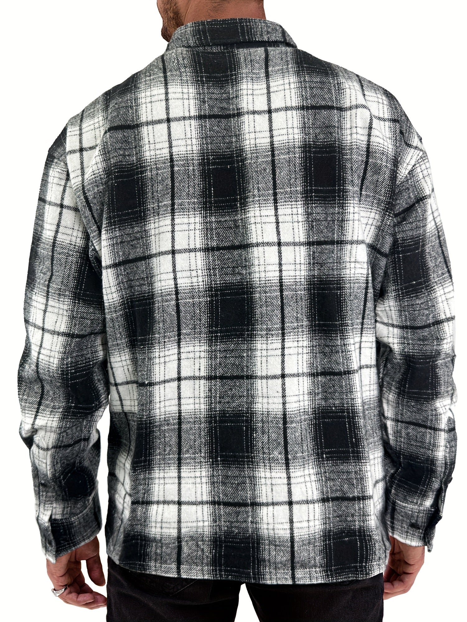 Unisex Plaid Shirt - Short Sleeve – view 8