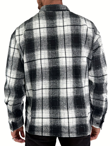 Unisex Plaid Shirt - Short Sleeve – view 8