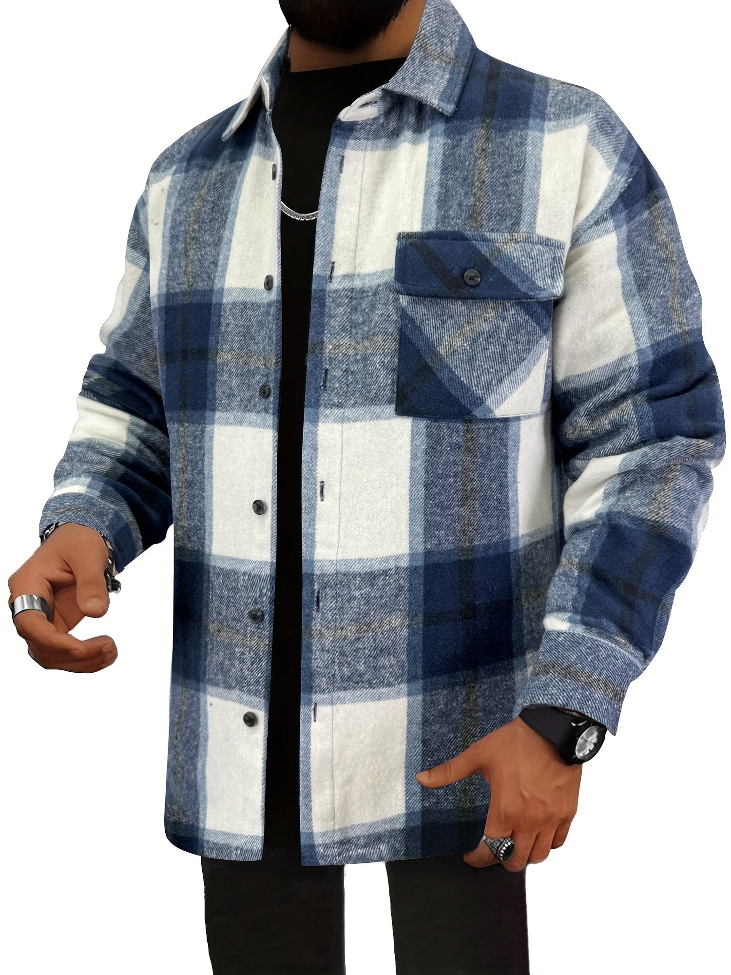 Unisex Plaid Shirt - Short Sleeve – view 11