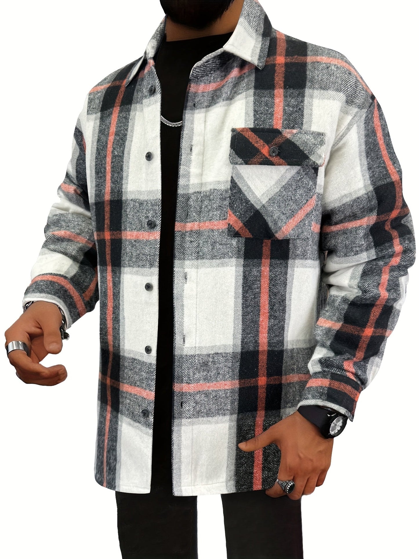 Unisex Plaid Shirt - Short Sleeve – view 14