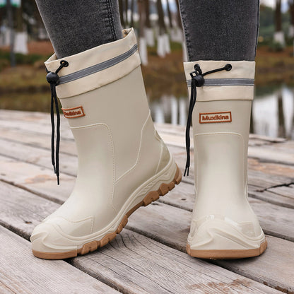 Unisex Rain Boots – Lightweight Slip-On for Outdoor & – main product image