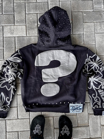 Unisex Relaxed Graphic Zip-Up Hoodie – view 9