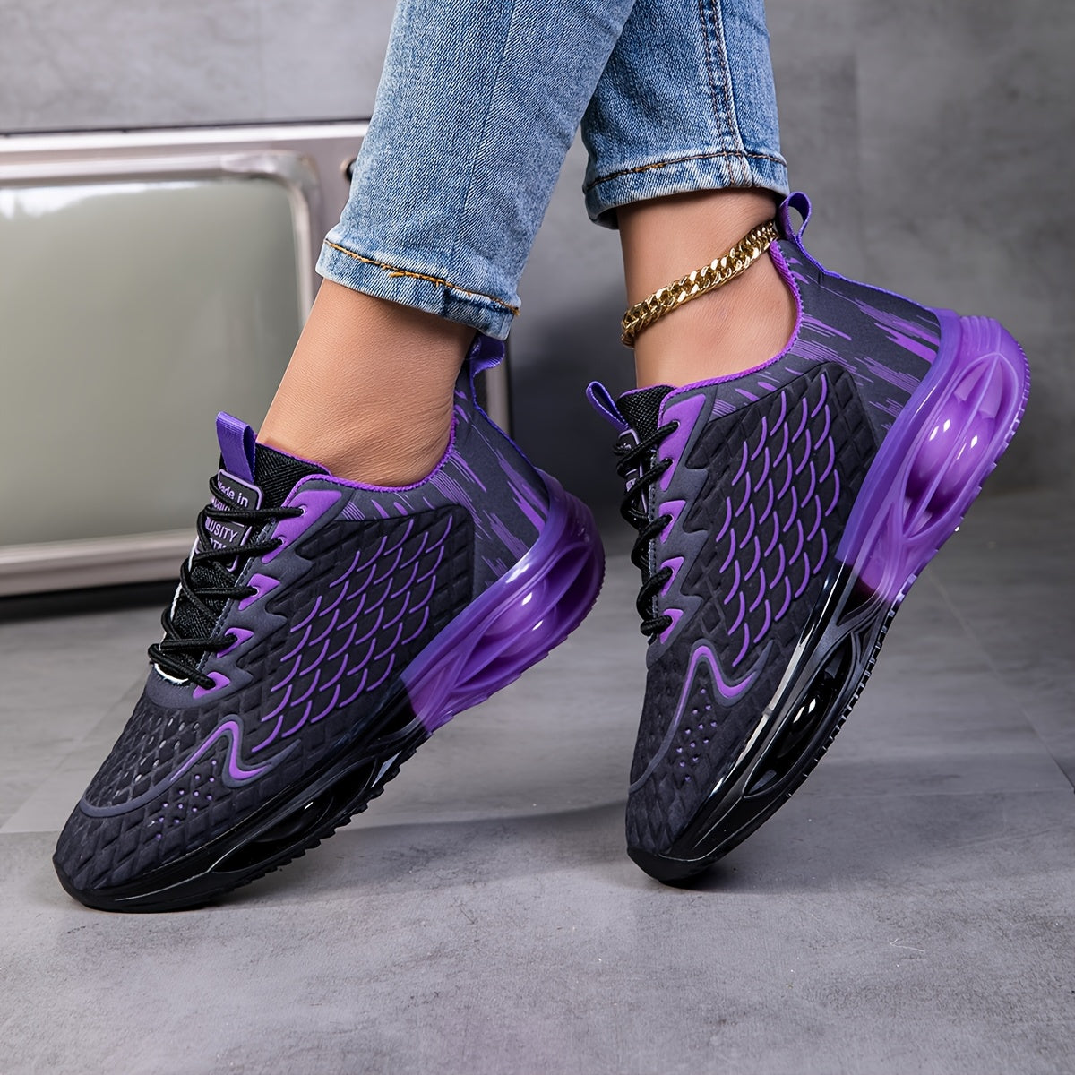 Unisex Running Shoes – Breathable Mesh Cushioned Comfort for Active Days – view 7