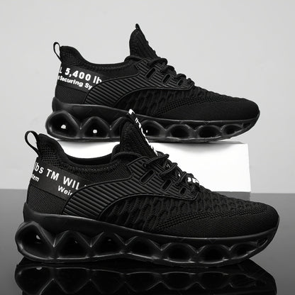 Unisex Running Shoes – Breathable Mesh Cushioned Comfort for Beach & Water – Black option – view 2