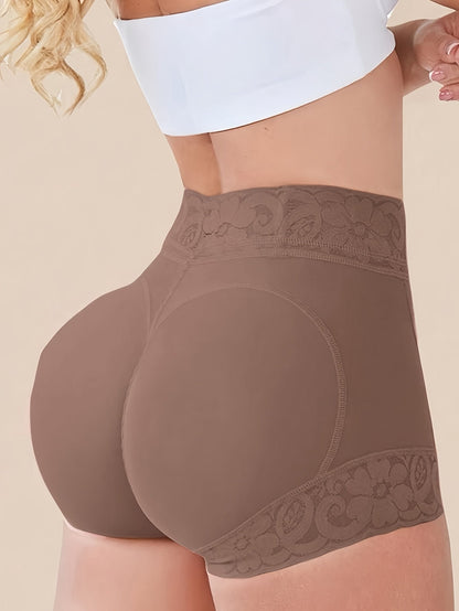 Unisex Shapewear Shorts – Black / Apricot – view 13