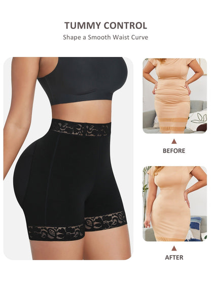 Unisex Shapewear Shorts – Light Beige – view 4