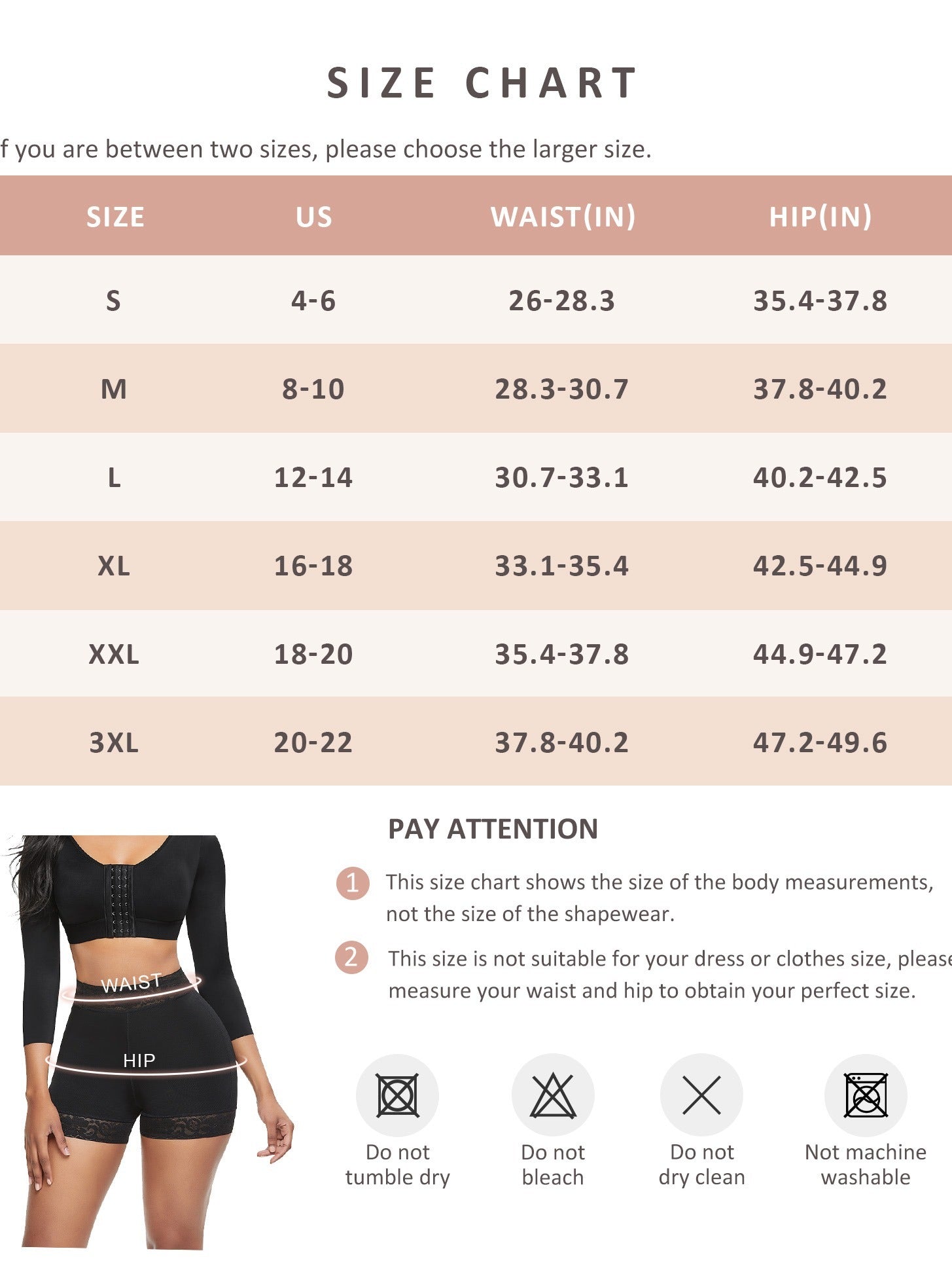 Unisex Shapewear Shorts – Light Beige – view 6