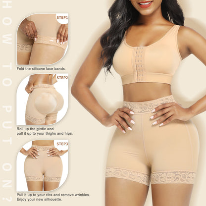 Unisex Shapewear Shorts – Light Beige – view 19