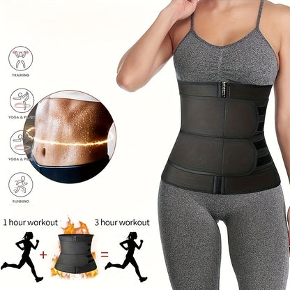 Unisex Shapewear – Waist Trimmer Belt for Women And Men Triple Wrap Ab Cincher Tummy – view 2