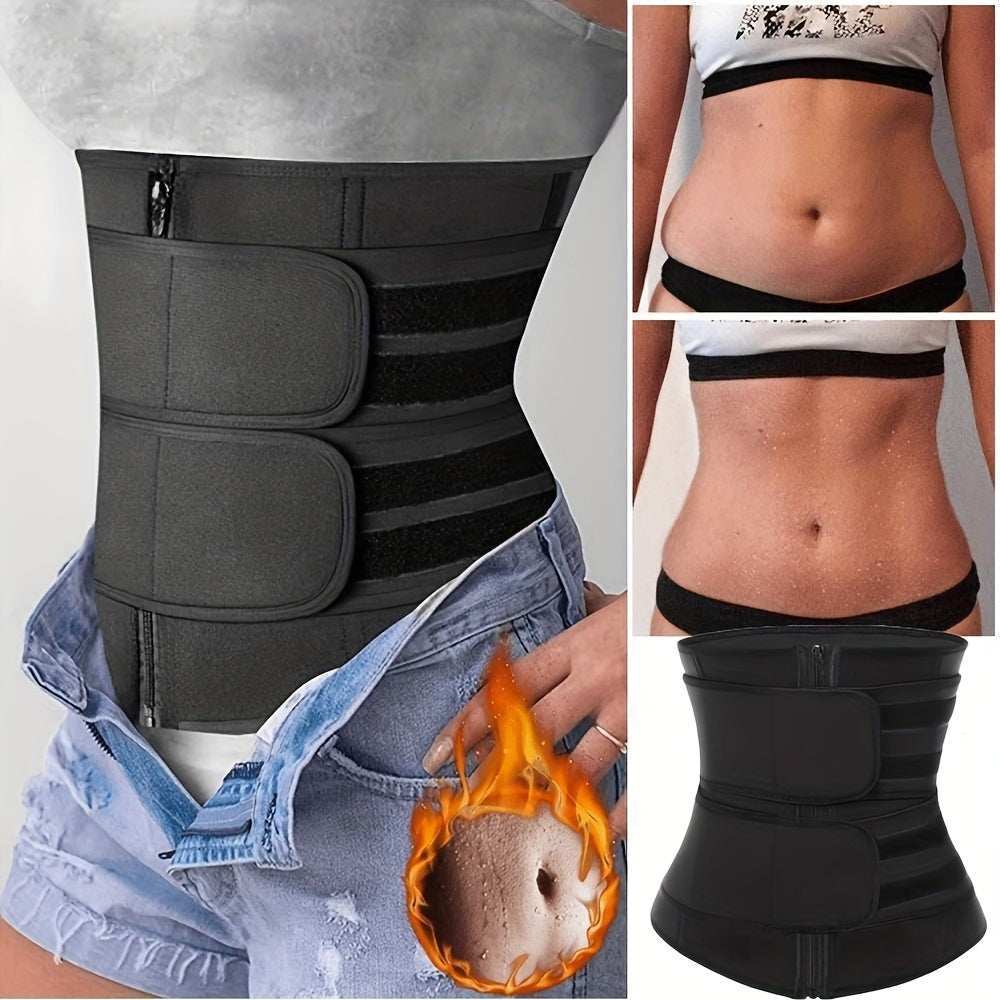 Unisex Shapewear – Waist Trimmer Belt for Women And Men Triple Wrap Ab Cincher Tummy – view 3