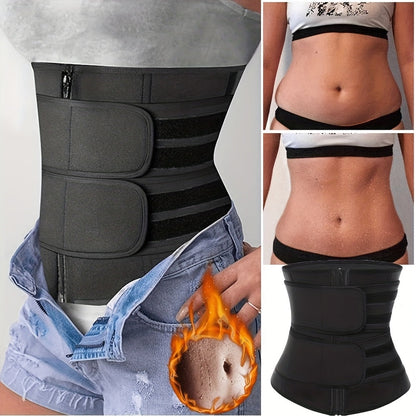 Unisex Shapewear – Waist Trimmer Belt for Women And Men Triple Wrap Ab Cincher Tummy – view 3