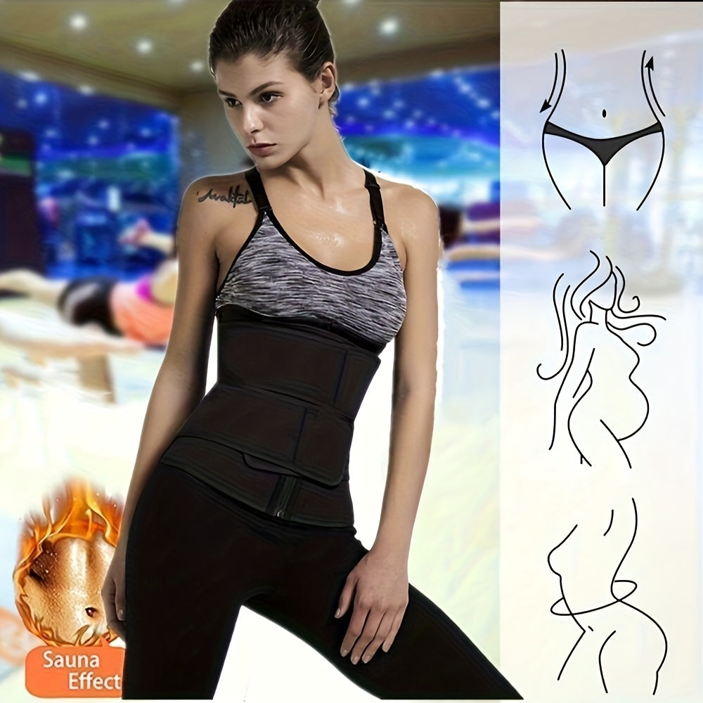 Unisex Shapewear – Waist Trimmer Belt for Women And Men Triple Wrap Ab Cincher Tummy – view 5