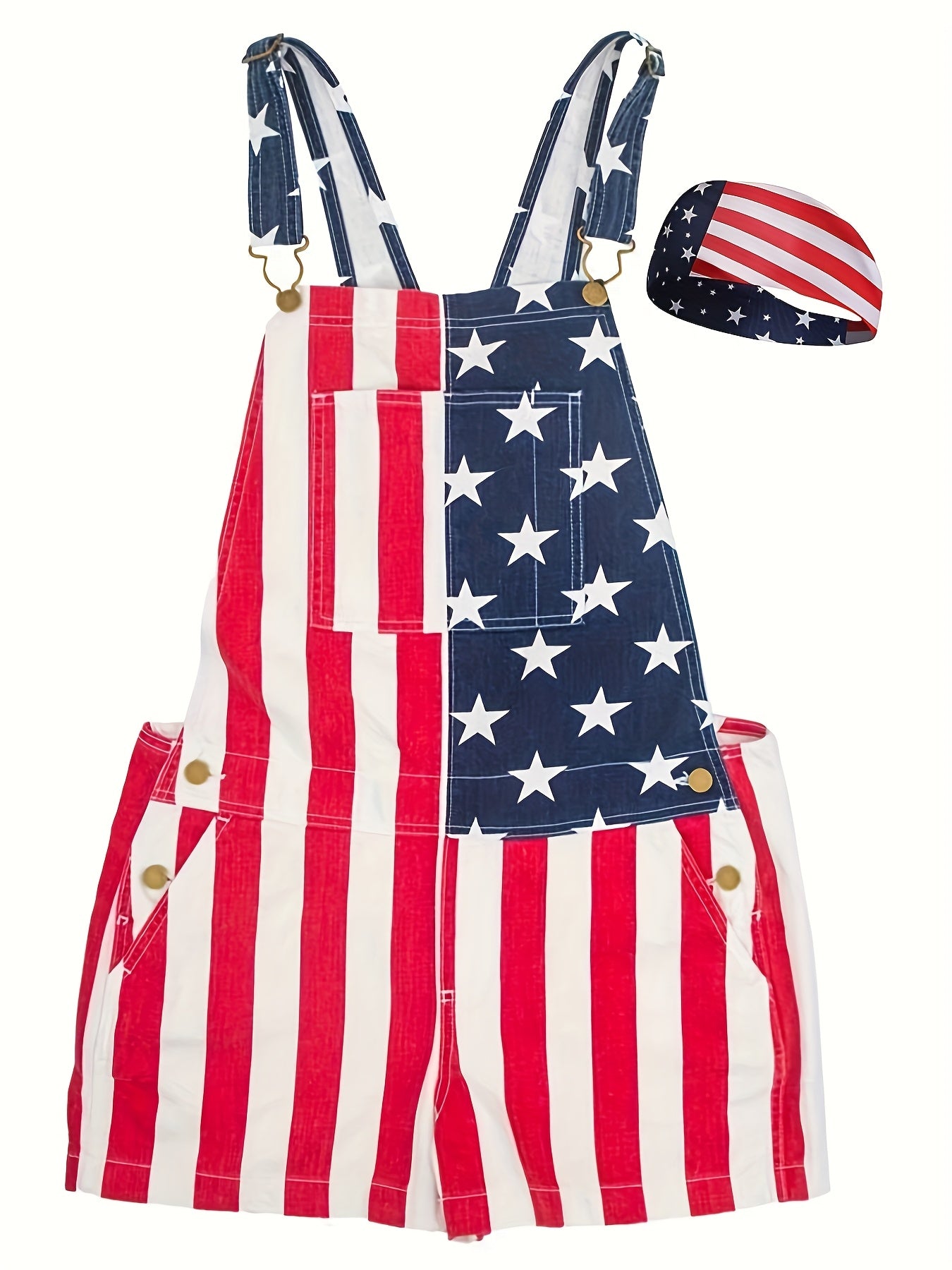 Unisex Short Overalls detail view