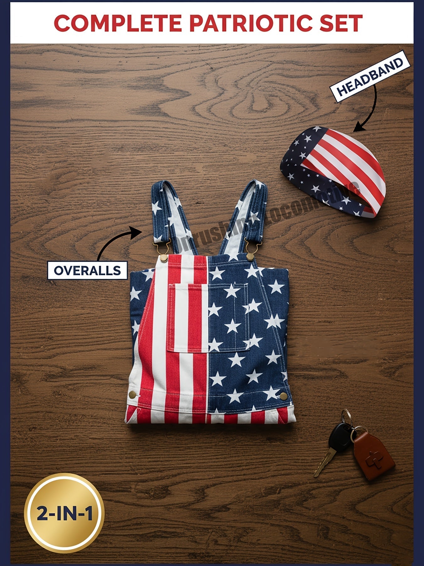 Unisex Short Overalls detail view