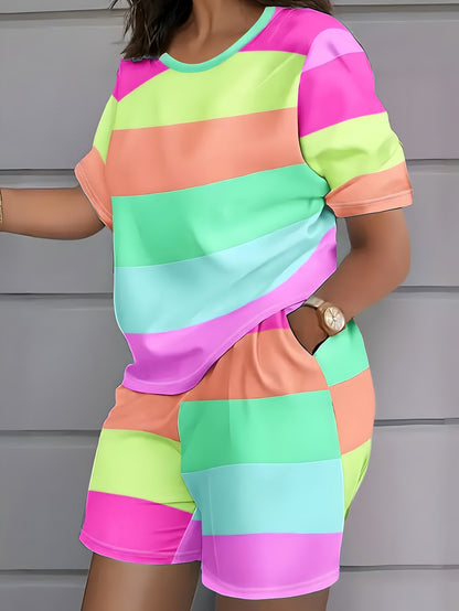 Unisex Shorts Outfit Set - Printed – Sizes 1XL–6XL detail view