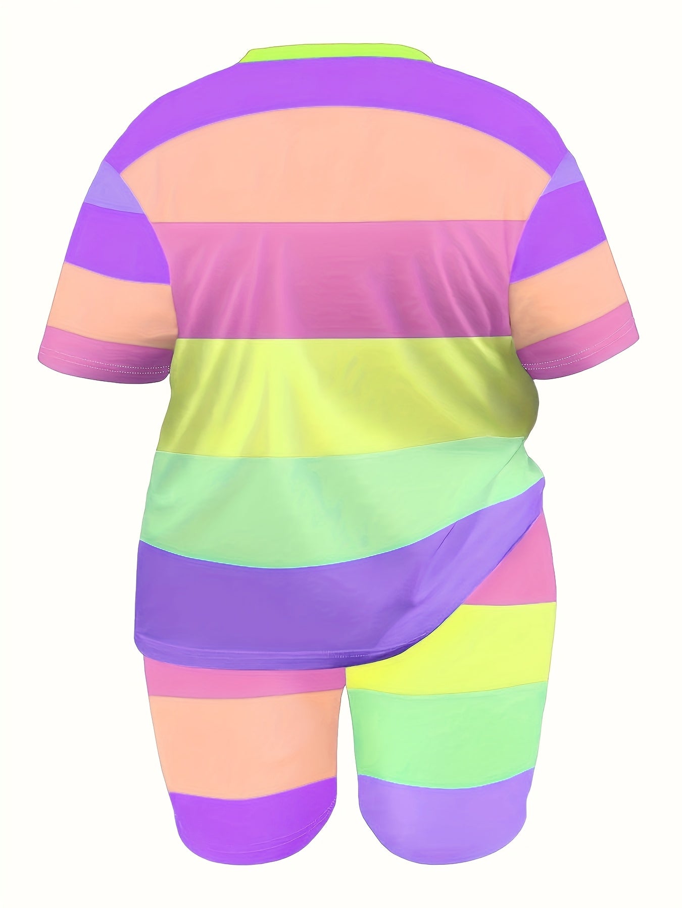 Unisex Shorts Outfit Set - Printed – Sizes 1XL–6XL detail view