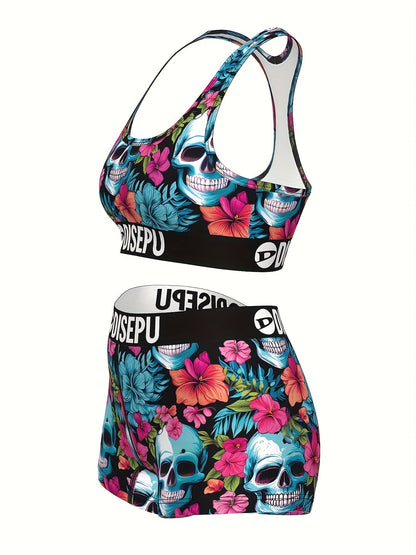 Unisex Shorts Outfit Set - Printed – Sizes S–XXL detail view