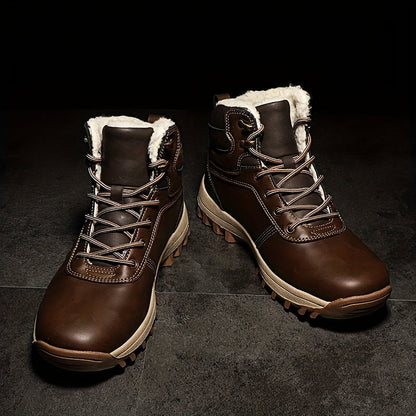 Unisex Snow Boots - Non-Slip Sole & Outdoor Warmth – Brown option – main product image