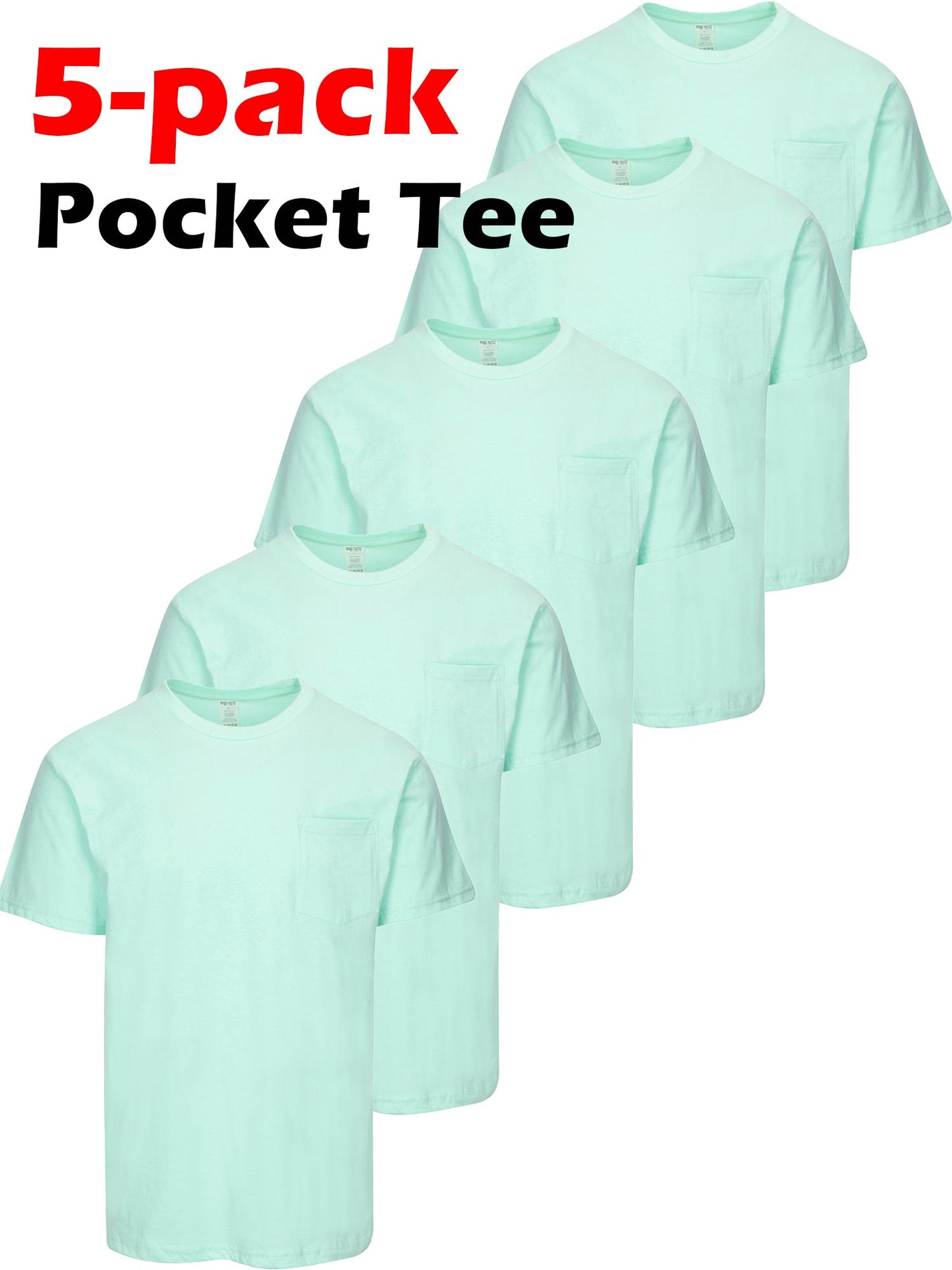Unisex Solid Color T-Shirt - Crew Neck Short Sleeve – view 13