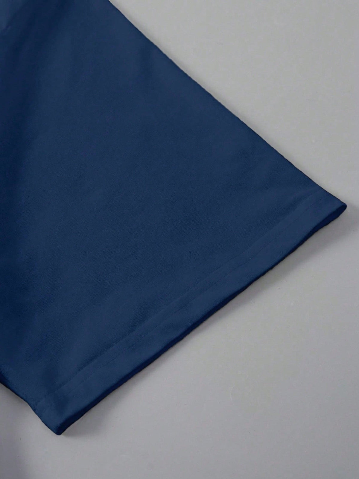 Unisex Solid Color T-Shirt - Short Sleeve – Navy – view 7