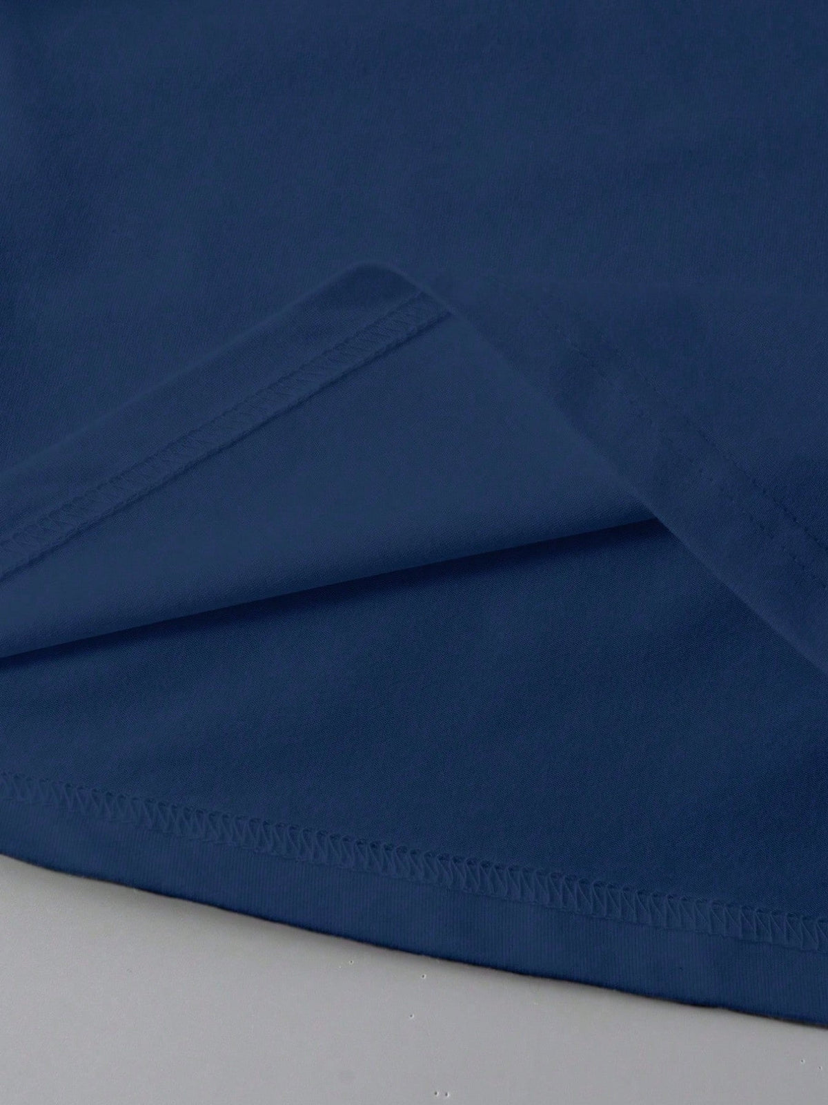 Unisex Solid Color T-Shirt - Short Sleeve – Navy – view 8