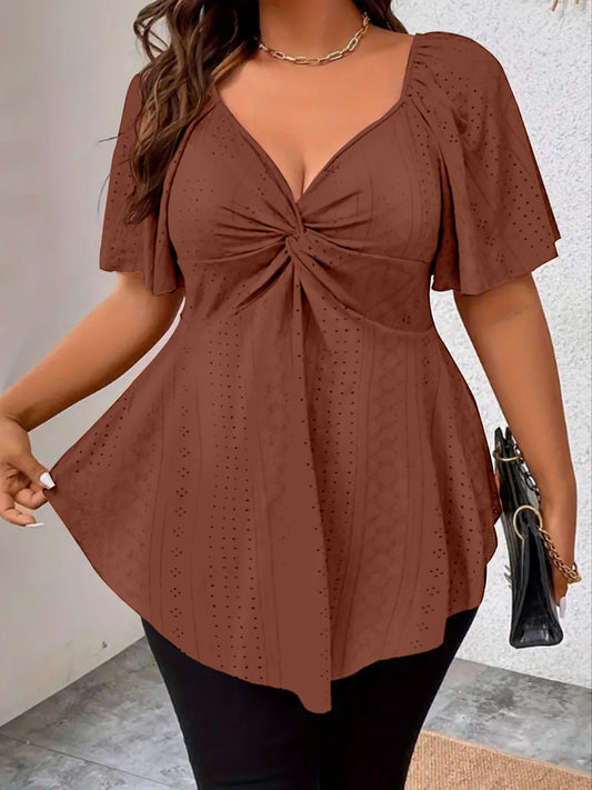 Unisex Solid Color T-Shirt - Short Sleeve – Sizes 1XL–5XL – main product image