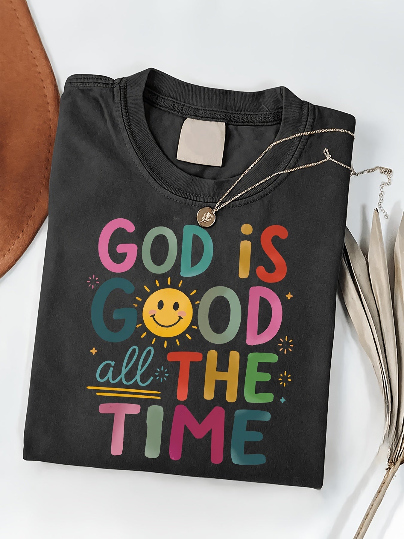 Unisex Solid Color T-Shirt - Short Sleeve – Sizes S–XXXL – Black option – main product image