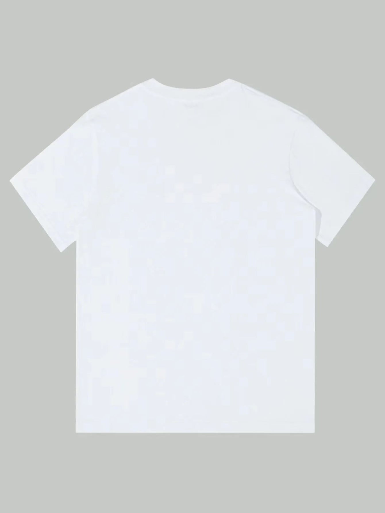 Unisex Solid Color T-Shirt - Short Sleeve – White Colorway 63301 detail view