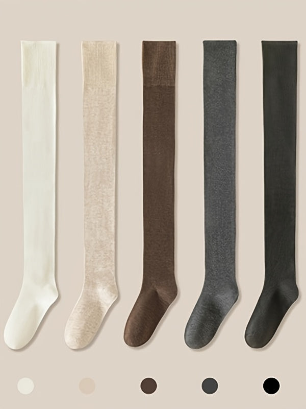 Unisex Thermal Knee-High Socks - 5-Pair Pack – view 8