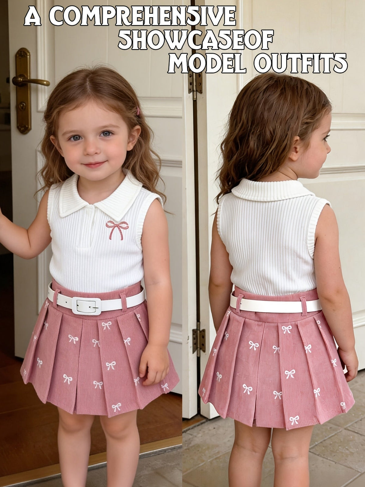 Unisex Two-Piece Outfit Set - Graphic – Pink – view 8