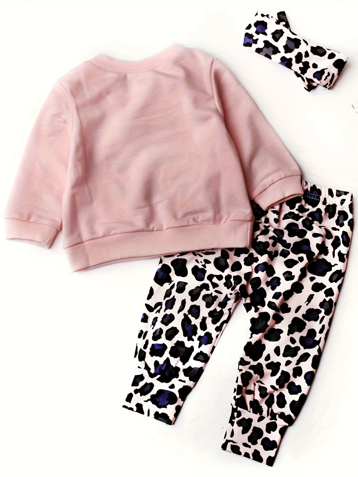 Unisex Two-Piece Outfit Set – Pink Color – view 7