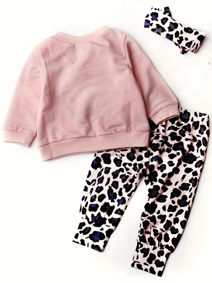 Unisex Two-Piece Outfit Set – Pink Color – view 7