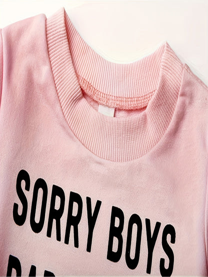 Unisex Two-Piece Outfit Set – Pink Color – view 8