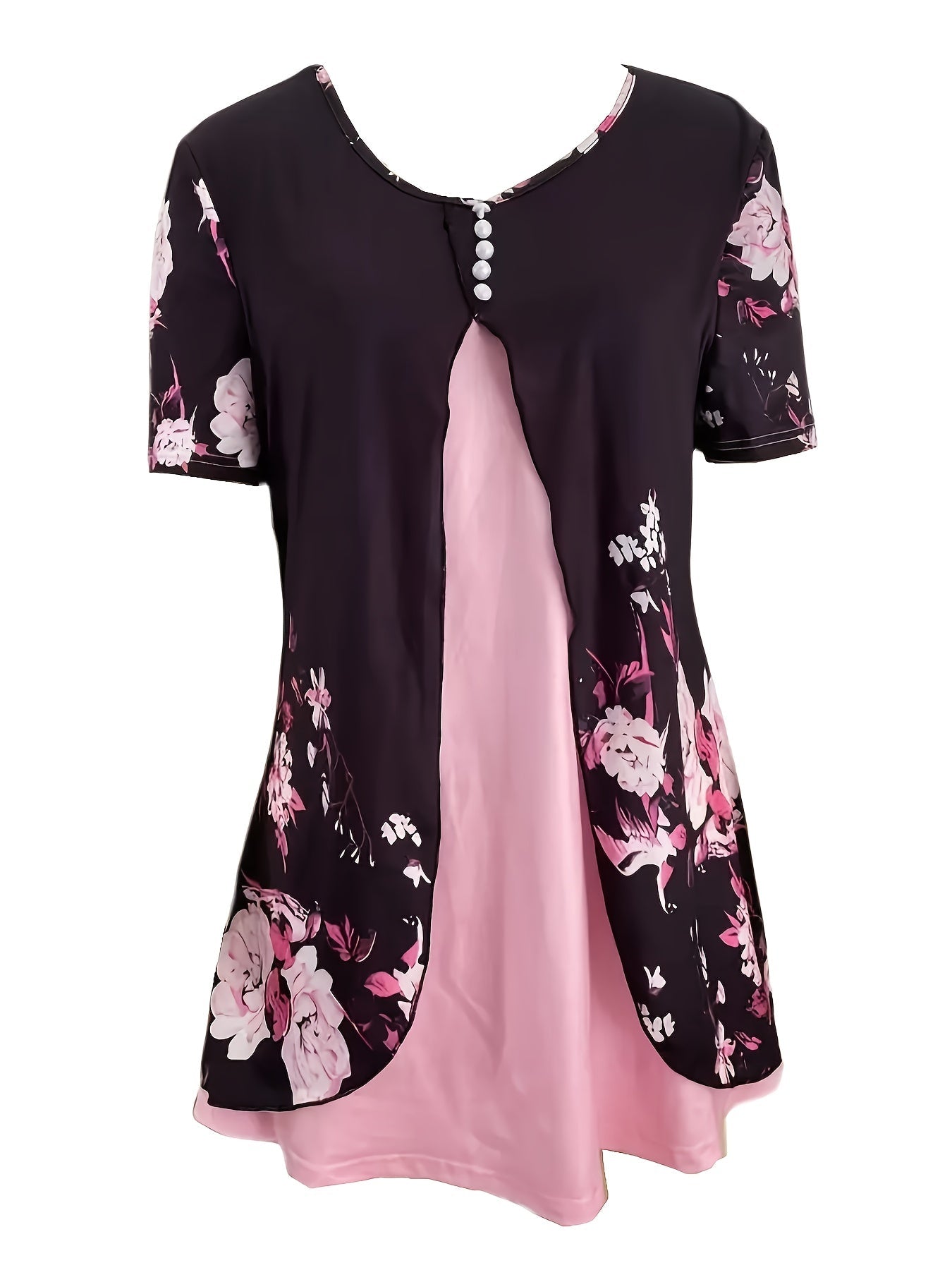Unisex Two-Piece Outfit Set - Short Sleeve – Black / Sizes S–XXL detail view