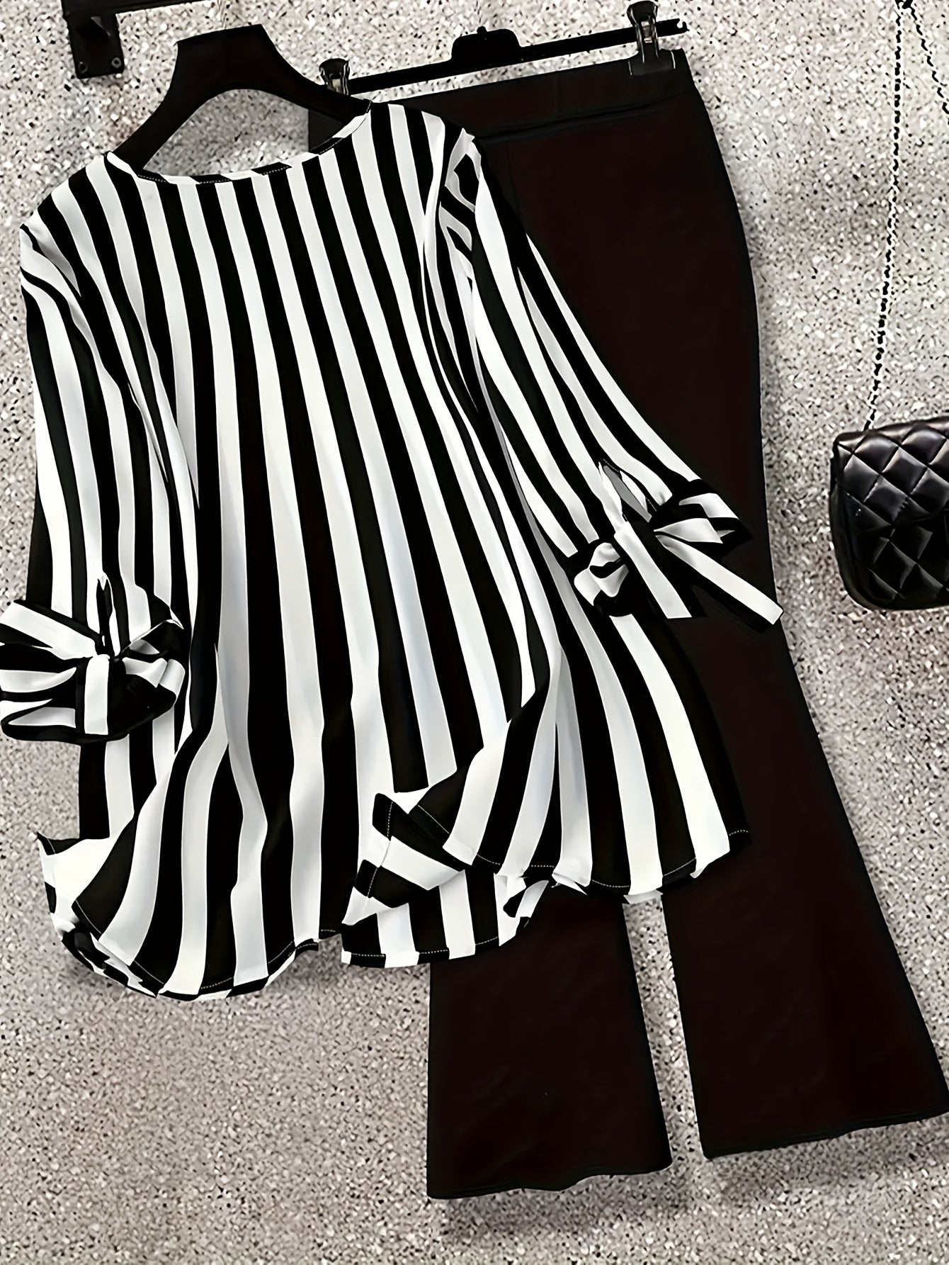 Unisex Two-Piece Outfit Set - Short Sleeve – Colorway 85509 detail view