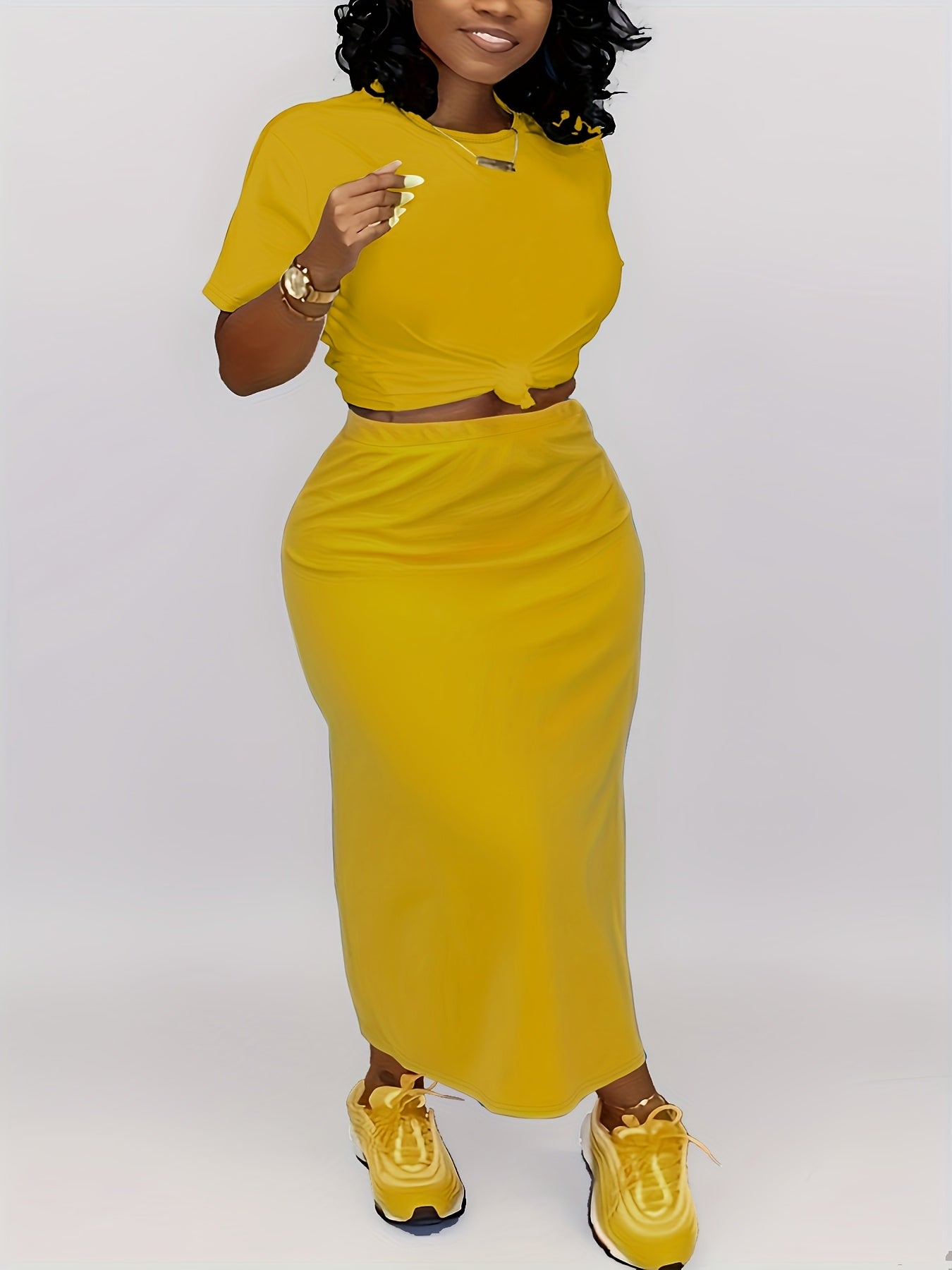 Unisex Two-Piece Outfit Set - Short Sleeve – Red / Blue – Red option – view 15