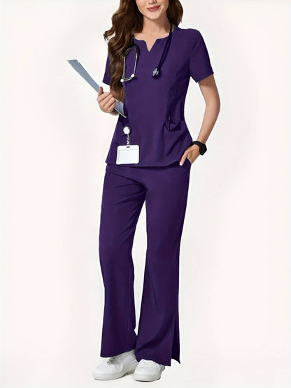 Unisex Two-Piece Outfit Set - V-Neck – Sizes S–XXL detail view